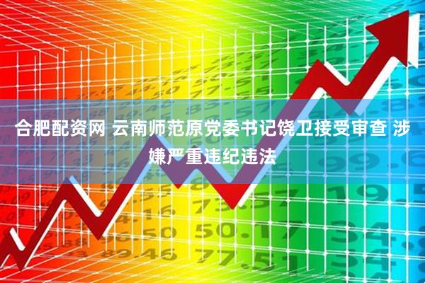 合肥配资网 云南师范原党委书记饶卫接受审查 涉嫌严重违纪违法